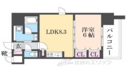プレサンス昭和通ESRISE間取り図面