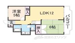メロディーハイム寝屋川間取り図面