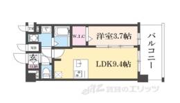 プレサンス尼崎アルモナ間取り図面