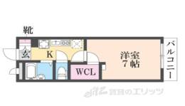 リバーウエストＡ間取り図面
