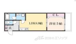 セレニティ下木田Ｂ棟間取り図面