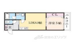 セレニティ下木田Ｂ棟間取り図面