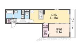 ＧＲＡＭＭ御陵Ａ間取り図面
