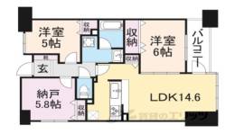 グラン・コート西七条間取り図面