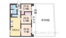 エルベコート東園田間取り図面