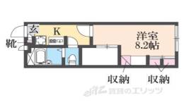 レオパレス辻九第一間取り図面