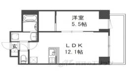 ファーストコート御池新町間取り図面