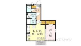 フロント　リバー間取り図面