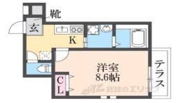 フジパレス阪急武庫之荘駅東間取り図面