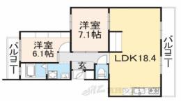 醍醐西市営住宅8棟間取り図面