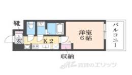 プレサンス大津京町ベルリーヴァ間取り図面