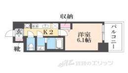 プレサンス大津京町ベルリーヴァ間取り図面
