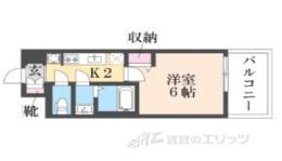 プレサンス大津京町ベルリーヴァ間取り図面