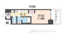 プレサンス大津京町ベルリーヴァ間取り図面