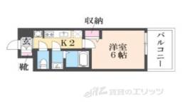 プレサンス大津京町ベルリーヴァ間取り図面