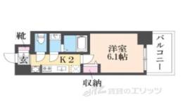 プレサンス大津京町ベルリーヴァ間取り図面
