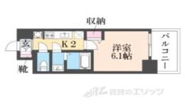 プレサンス大津京町ベルリーヴァ間取り図面