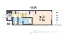 プレサンス大津京町ベルリーヴァ間取り図面