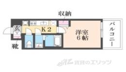 プレサンス大津京町ベルリーヴァ間取り図面