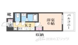 プレサンス大津京町ベルリーヴァ間取り図面