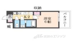 プレサンス大津京町ベルリーヴァ間取り図面