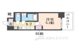 プレサンス大津京町ベルリーヴァ間取り図面