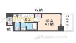 プレサンス大津京町ベルリーヴァ間取り図面