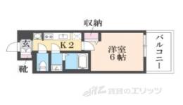 プレサンス大津京町ベルリーヴァ間取り図面