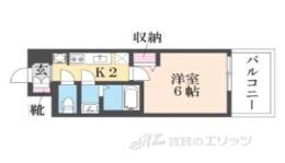 プレサンス大津京町ベルリーヴァ間取り図面