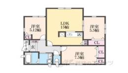 ユイメゾン四条間取り図面