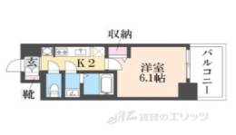 プレサンス大津京町ベルリーヴァ間取り図面