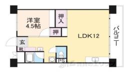 ビレッジハウス南清水タワー１号棟間取り図面