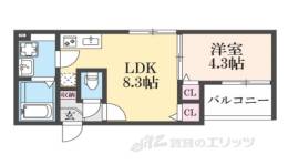 （仮称）久世上久世町Ｂ間取り図面