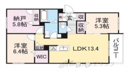 シャーメゾン和間取り図面