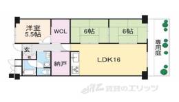 ローレルハイツあやめ池間取り図面