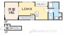 ボヌールハウス京都稲荷間取り図面