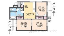 ヒルサイドハウス間取り図面