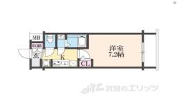 エステムコート京都二条間取り図面