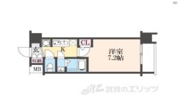 エステムコート京都二条間取り図面