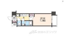 エステムコート京都二条間取り図面