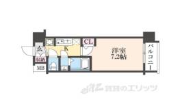 エステムコート京都二条間取り図面