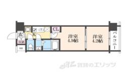 エステムコート京都二条間取り図面