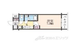 エステムコート京都二条間取り図面