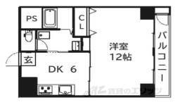 西京極ガーデンハイツ間取り図面