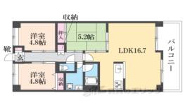 崇徳院ハイツＳ棟間取り図面