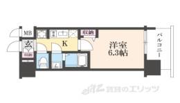 プレサンス尼崎アルモナ間取り図面