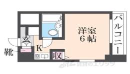 猪名寺パークマンション１間取り図面