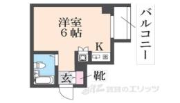 ＣＵＢＥ南塚口３間取り図面