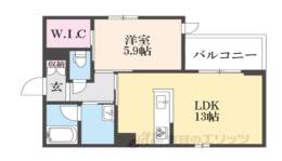 イズ１間取り図面