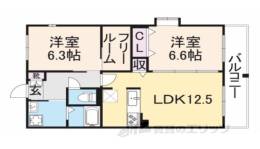 アビタシオンデュプルミエ間取り図面